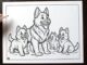 German Shepherd coloring page