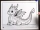 dragon coloring page