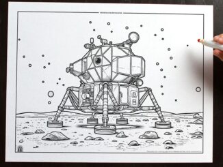 Moon Lander coloring page