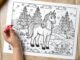 Unicorn Coloring Page